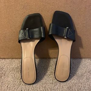 NINE WEST black sandal heels